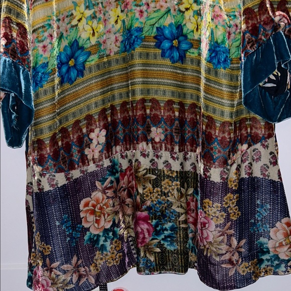 Johnny Was Multicolor Floral Kimono - Picture 9 of 10